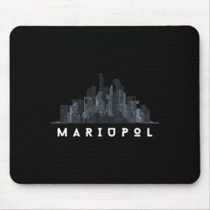 Mariupol Ukraine Flagge Ukrainische Stadt Kyrillis Mousepad