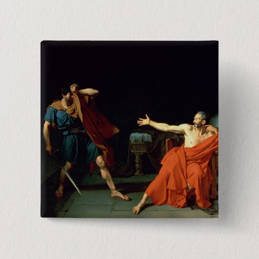 Marius bei Minturnae, 1786 (Öl auf Leinwand) Button (Vorderseite)