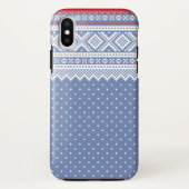 Mariusgenser Weihnachtsstrickjacke-Muster Case-Mate iPhone Hülle (Rückseite)