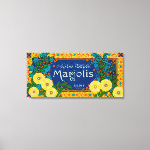 Marjolis Soap LabelParis, Frankreich Leinwanddruck