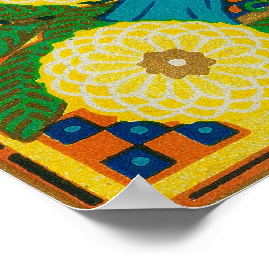 Marjolis Soap LabelParis, Frankreich Poster (Ecke)