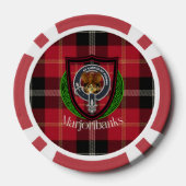 Marjoribanks Scottish Clan Tartan & Crest Pokerchips (Rückseite)