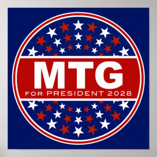 Marjorie Taylor Greene für Präsidentin 2028 Poster