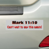 Mark 10:11 sagt es noch einmal autoaufkleber (Auf Auto)
