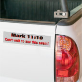 Mark 10:11 sagt es noch einmal autoaufkleber (Auf Lkw)