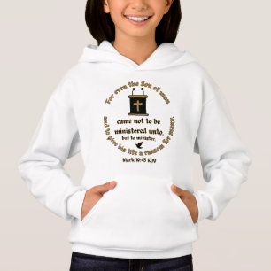 Mark 10:45 KJV Bible Verse Glaube an Schriften Hoodie