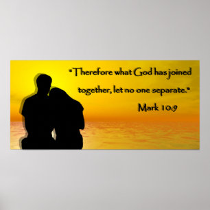 Mark 10: 9 AP Poster