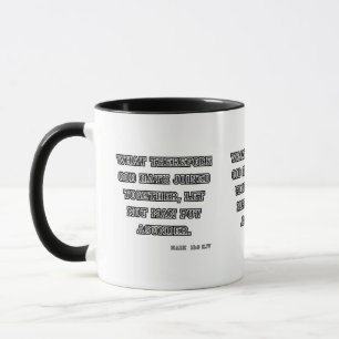 Mark 10:9 KJV Bible Scripture Two-Tone Tasse