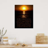 Mark 11:22-24 Poster (Küche)