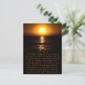 Mark 11:22-24 Postkarte (Stehend Vorderseite)