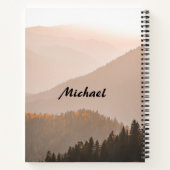 Mark 11:23 Faith Can Move Mountains Bibel Notizblock (Rückseite)