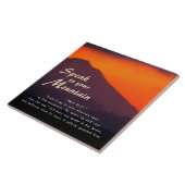 Mark 11:23 spricht zu deiner Bergbibel Fliese (Seite)