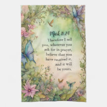 Mark 11:24 Christliche Aquarellbilder