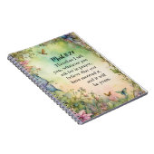 Mark 11:24 Christliche Aquarellbilder Notizblock (Rechte Seite)