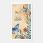 Mark 11:24 Christliche Verse-Bild Serviette (Vorderseite)