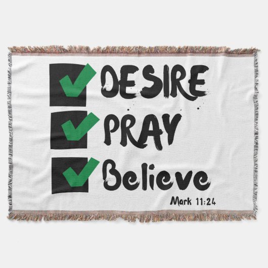 Mark 11:24 KJV Bibelschrift Decke (Vorderseite)