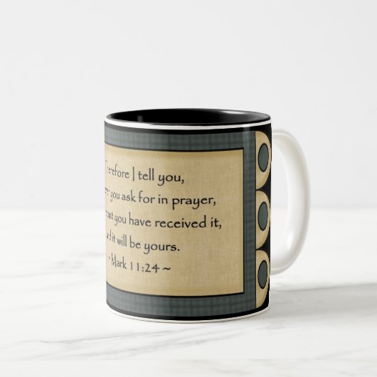 Mark 11:24: Tasse des Kaffees (VorderseiteRechts)