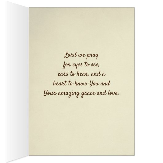 Mark 11:24 Was Sie in der Gebetskarte gefragt habe (Innen (Rechts))