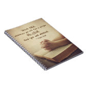 Mark 11:24 Wofür du im Gebet gefragt hast Glaube Notizblock (Rechte Seite)