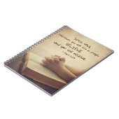 Mark 11:24 Wofür du im Gebet gefragt hast Glaube Notizblock (Linke Seite)