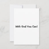 Mark 11:25 KJV Bible Verse Flat Greeting Card Karte (Rückseite)