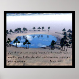 Mark 11:25 Poster