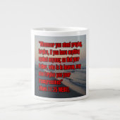 Mark 11:25 WEBU-Tasse Jumbo-Tasse (Vorderseite)