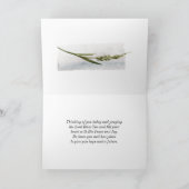 Mark 12:30-31 LIEBE der Herr dein Gott Karte (Innenseite)