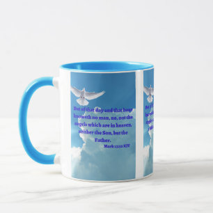 Mark 13:32 KJV Bible Verse Pic Zwei-Tone-Tasse Tasse