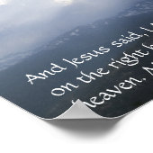Mark 14:62 Poster (Ecke)