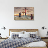 Mark 15:39 (am Kreuz) Leinwanddruck (Insitu (Schlafzimmer))