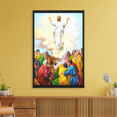 Mark 16:19-20 Jesus kehrt zur Leinwand des Vaters (Insitu (Wohnzimmer))