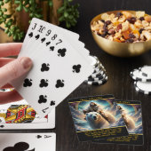 Mark 1:13 (NIV) Polar Bear Journey AI Art Spielkarten (In Situ)