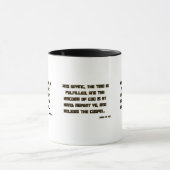 Mark 1:15 KJV Bible Scripture Two-Tone Tasse (Zentrum)