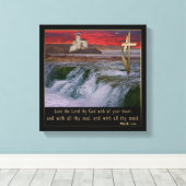 Mark 2:20 Leinwand Poster (Insitu (Holzboden))