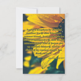 Mark 3:24-26 KJV Bible Scripture Pic Begrüßung Karte