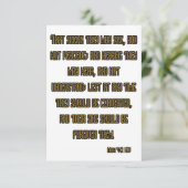 Mark 4:12 KJV Bible Scripture Greeting Karte (Stehend Vorderseite)