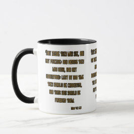 Mark 4:12 KJV Bible Scripture Two-Tone Tasse