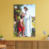 Mark 8:22-26 Jesus heilt eine Leinwand des Blinden (Insitu (Wohnzimmer))