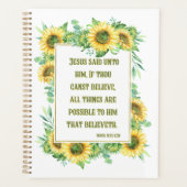 Mark 9:23 Bible Verse Kalender Planer (Vorderseite)
