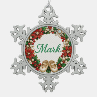 Mark Baby’s First Christmas Snowflake Ornament