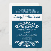 Mark Baby Shower Einladung