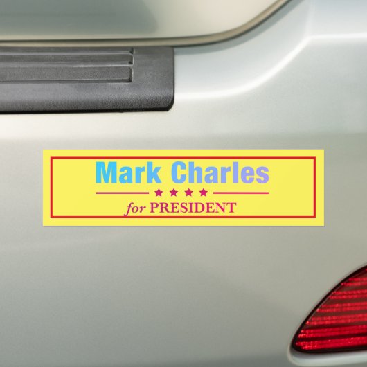 Mark Charles für Präsident Autoaufkleber (Auf Auto)