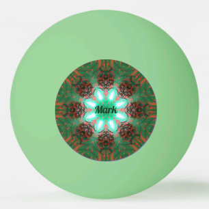 MARK ~ CHRISTMAS Shades ~ Kaleidoscope Design ~ Tischtennisball