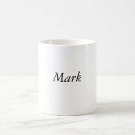 Mark Coffee Tasse