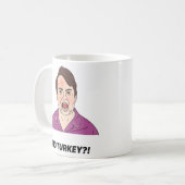 Mark Corrigan NO TÜRKEY! Kaffeetasse (Vorderseite Links)