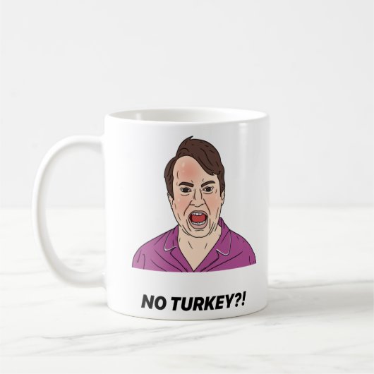 Mark Corrigan NO TÜRKEY! Kaffeetasse (Links)