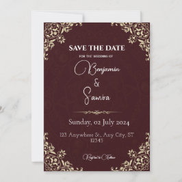 Mark deinen Kalender für unsere Hochzeit | SAVE TH Einladung