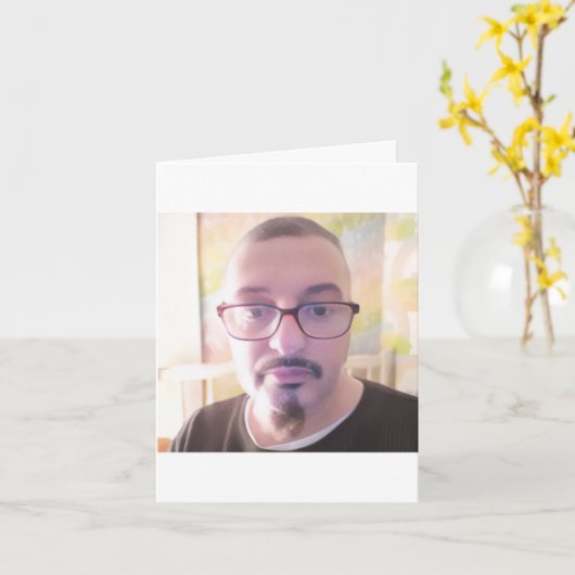 Mark Edward Westerfield age 70 card   Karte (Gelbe Blume)