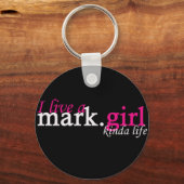 mark.girl-Leben Schlüsselanhänger (Vorderseite)
